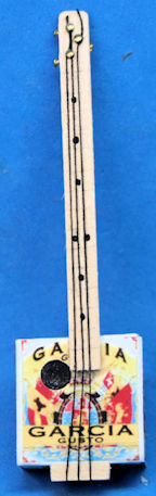 (image for) Cigar box guitar by Paper Minis