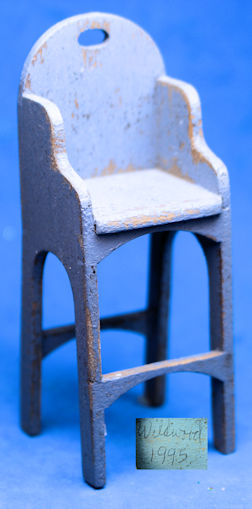 High chair by Wildwood Miniatures