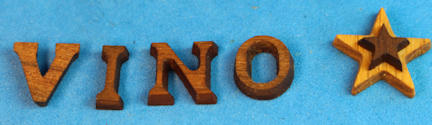 (image for) Letters spelling VINO