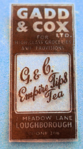 (image for) Tea shop window sign - transparent