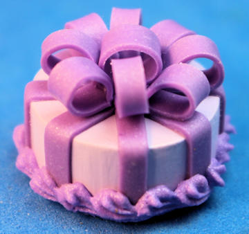 Ribbon cake - lavender