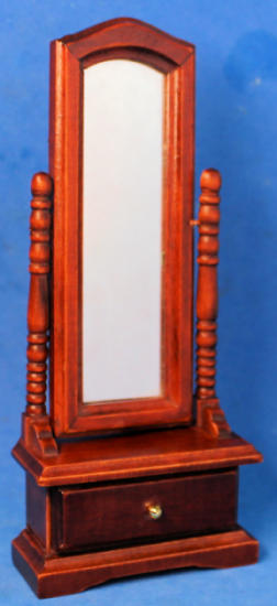(image for) Floor mirror with drawer