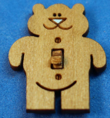 (image for) Faux light switch for child's room