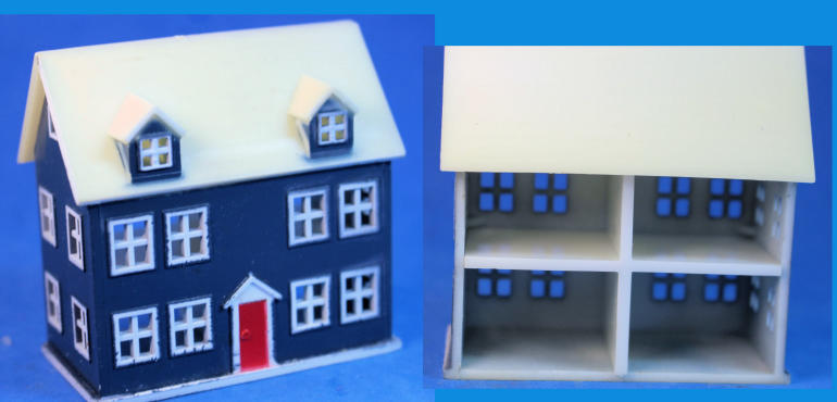 Dollhouse for a dollhouse 1/144 scale - Click Image to Close
