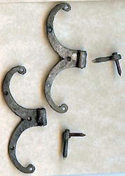 (image for) Spanish colonial pintle hinge - set of 2