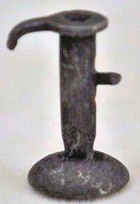 (image for) Candlestick - hog scraper style