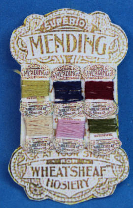 Mending wool display