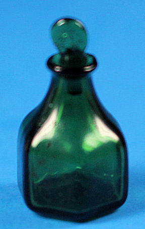 Perfume - angled glass - green (image for) Perfume - angled glass - green