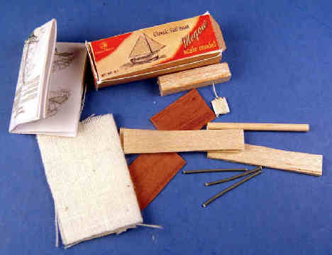 Sailboat model kit