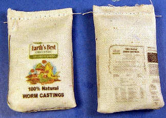 Worm castings bag