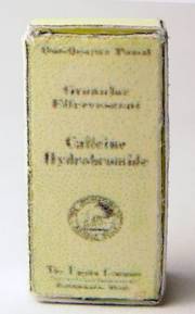 Caffeine hydrombromide box - Click Image to Close
