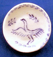 Decorative plate - crane