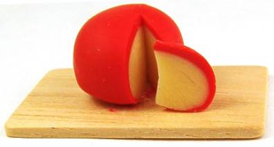 (image for) Gouda cheese on board
