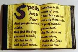 Spells book - open