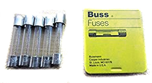(image for) Fuses - Bussmann AGC-4 Buss Fuse 4A 250V AGC4