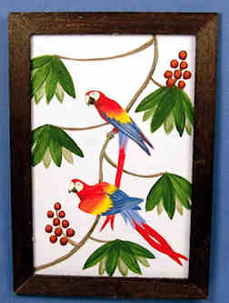 Macaws painting