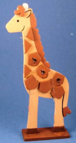 Giraffe peg rack