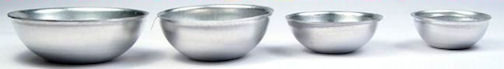Mixing bowl set - aluminum - Click Image to Close