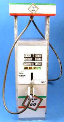 (image for) Gas pump modern - 2 sided