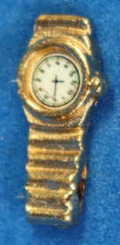 (image for) Men's watch - gold color