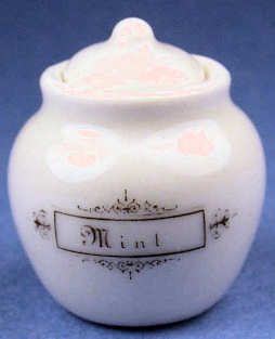 Storage jar - mint