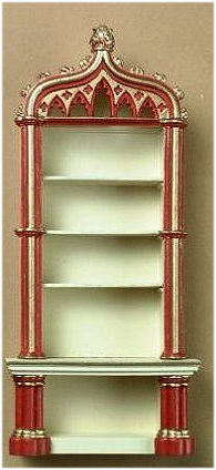 (image for) Display cabinet/bookcase painted by Sue Cook