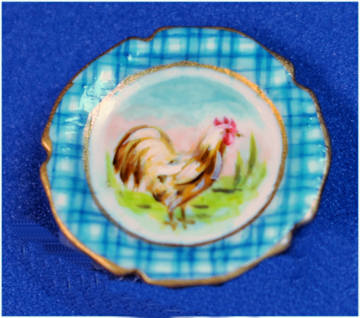 (image for) Decorative plate - rooster
