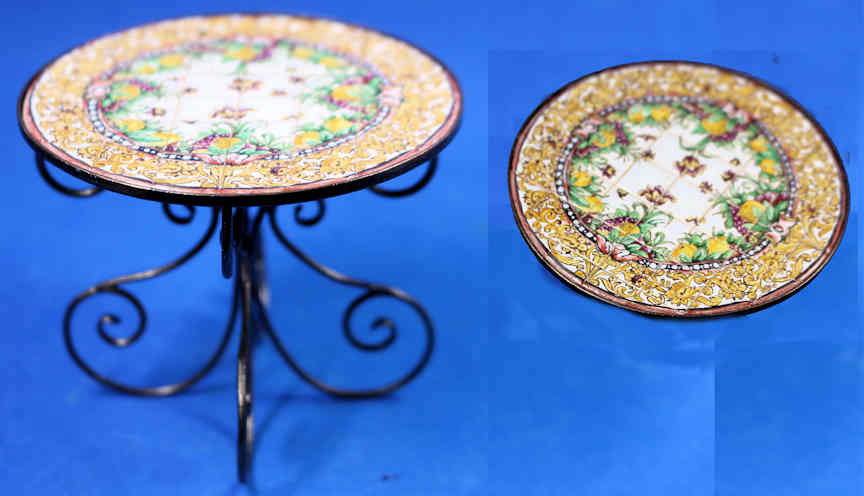 (image for) Tiled table by Getzan and Tiny Ceramics