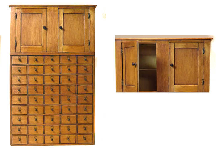 Shaker herb cupboard - Click Image to Close