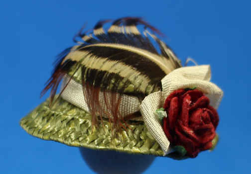 (image for) Lady's hat flapper style - straw