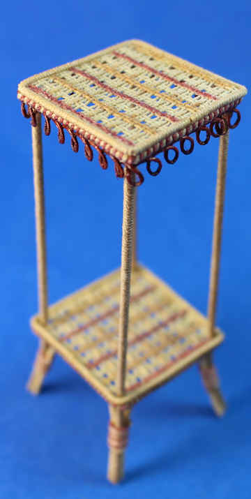 (image for) Wicker tiered table by Christine Davin - France