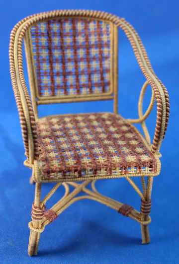 (image for) Wicker chair by Christine Davin - France