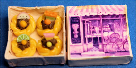 Box of pastries by Jill Miles