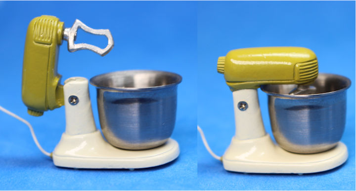 (image for) Electric mixer small- white/olive