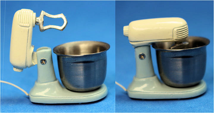(image for) Electric mixer small- white/blue