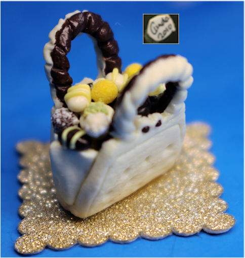 (image for) Chocolate handbag filled with chocolates