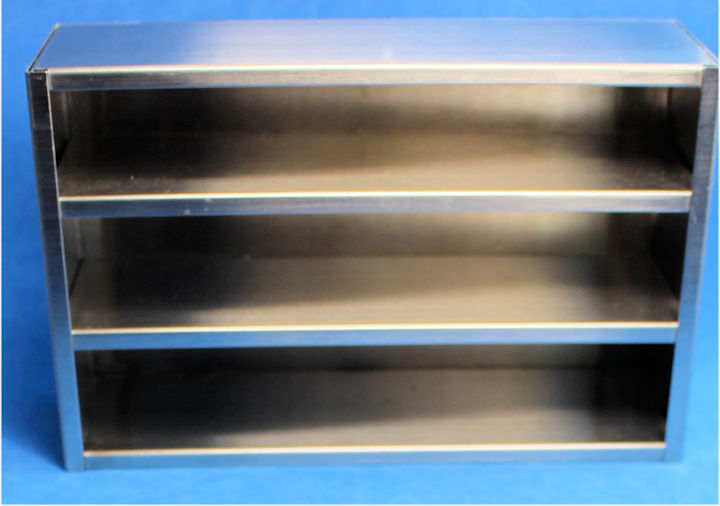 (image for) Storage shelves - stainless steel