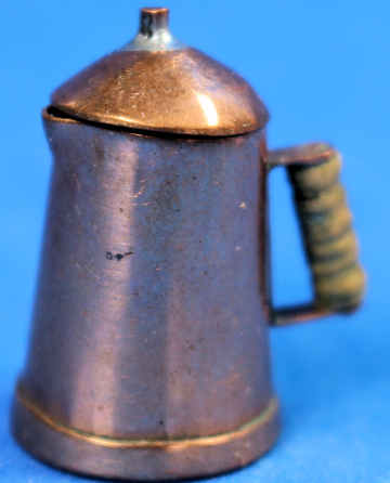 (image for) Coffee pot - grungy copper