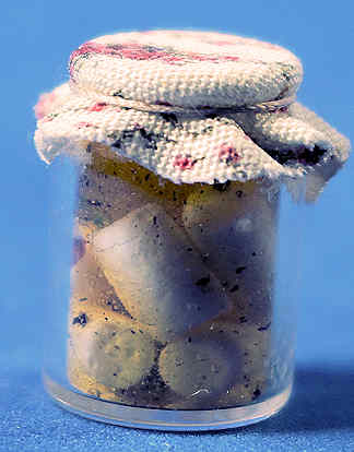 (image for) Jar of mozzarella cheese