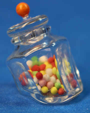 (image for) Jar of candy - tilted jar