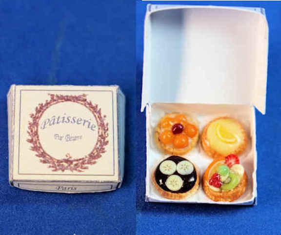 (image for) Pastries in a box by Paris Miniatures