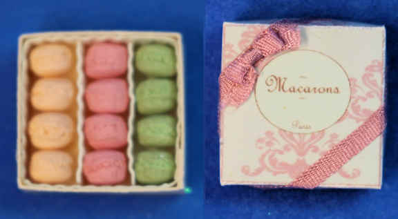 (image for) Macaroons in a box by Paris Miniatures