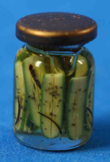 (image for) Jar of grilled zucchini