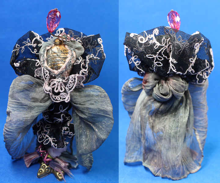 (image for) Elegant funky dress on mannequin - seafoam