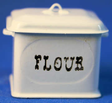 (image for) Flour bin - enamel
