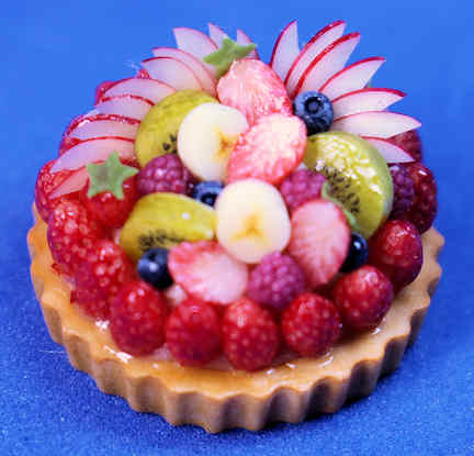(image for) Fruit topped cake