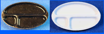 (image for) Partioned dishes - plastic