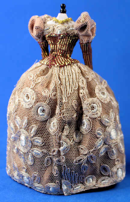 (image for) Gown on mannequin - circa 1800's