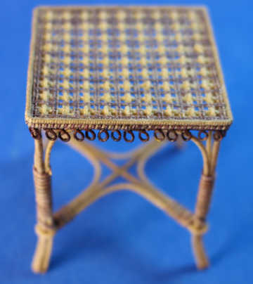(image for) Wicker table by Christine Davin - France