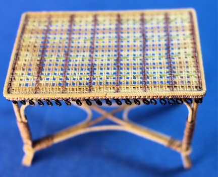 (image for) Wicker table by Christine Davin - France